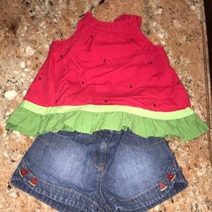 GYMBOREE Watermelon outfit